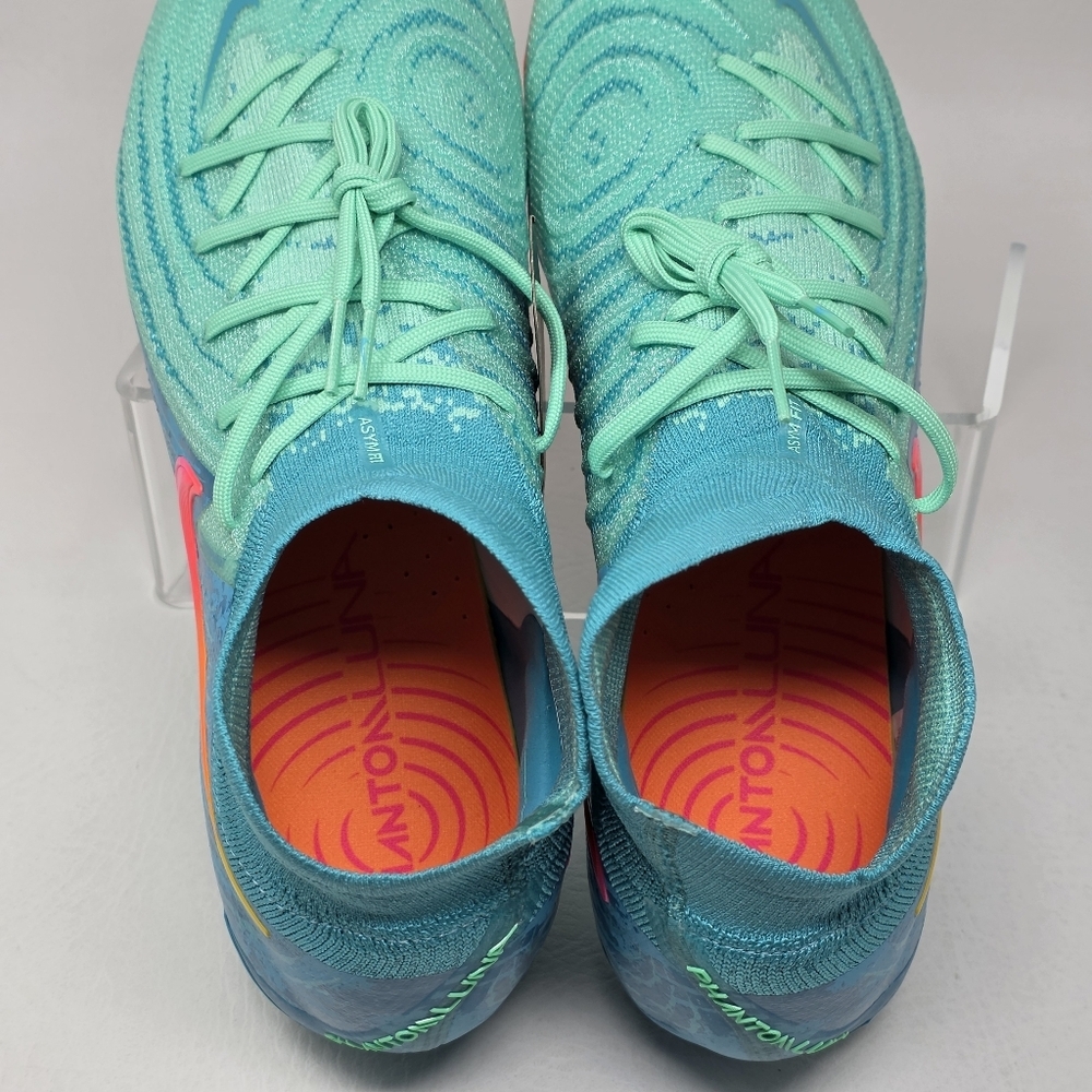 Nike Phantom Luna II EL LV8 SG Pro AC P Blue Teal FZ4945-300 Men's Cleats Sz 12 - Picture 9 of 10